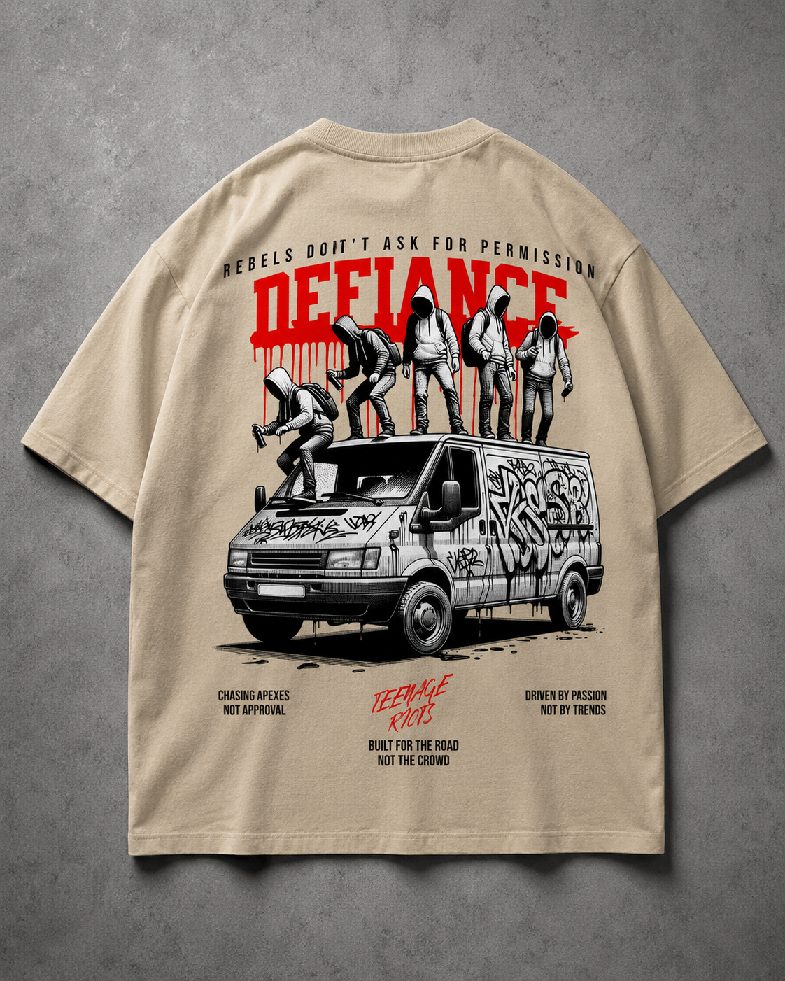 Defiance: Teenage Riots Oversized Tee