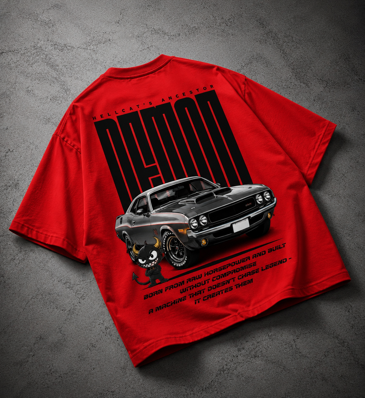 Demon: Hellcat's Ancestor Oversized Tee