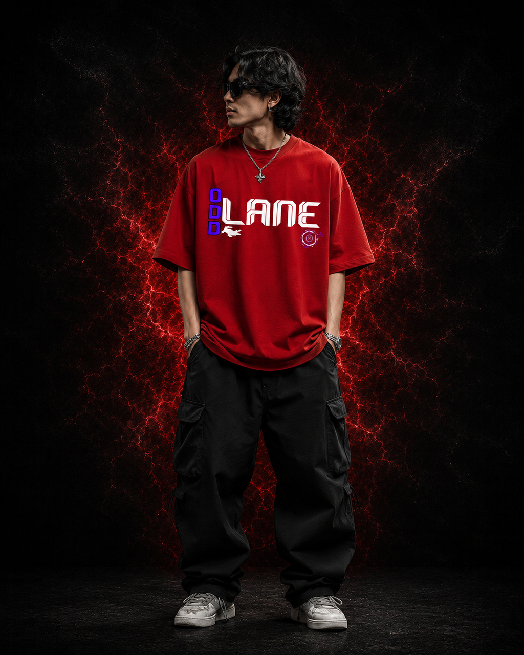 Cyber Dragon Code Oversized Tee