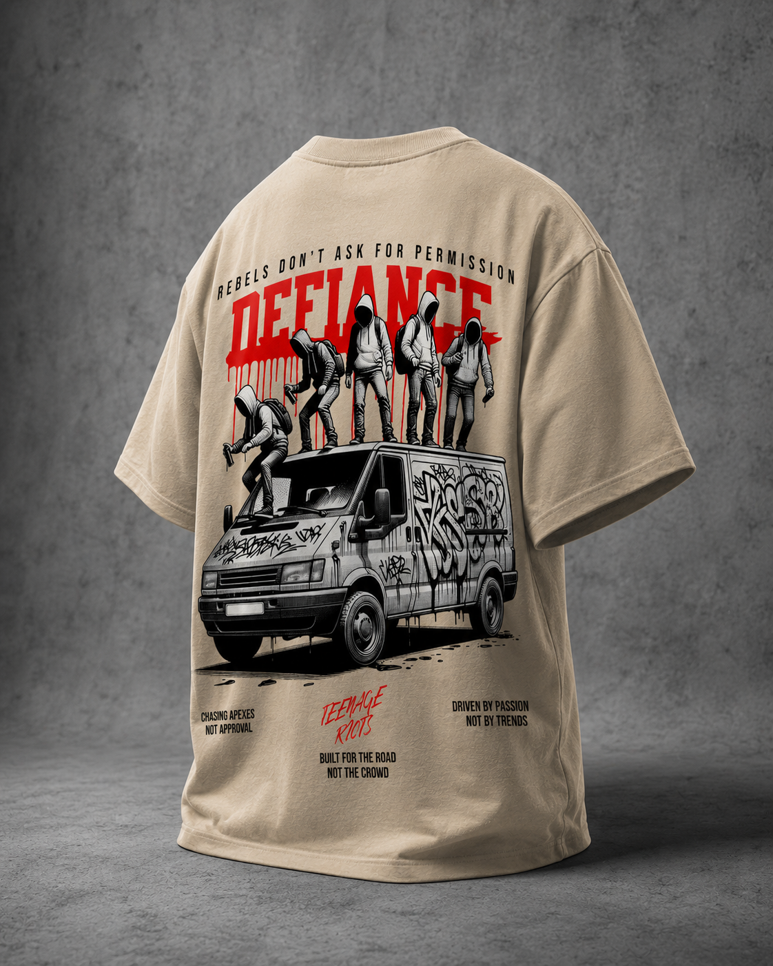 Defiance: Teenage Riots Oversized Tee