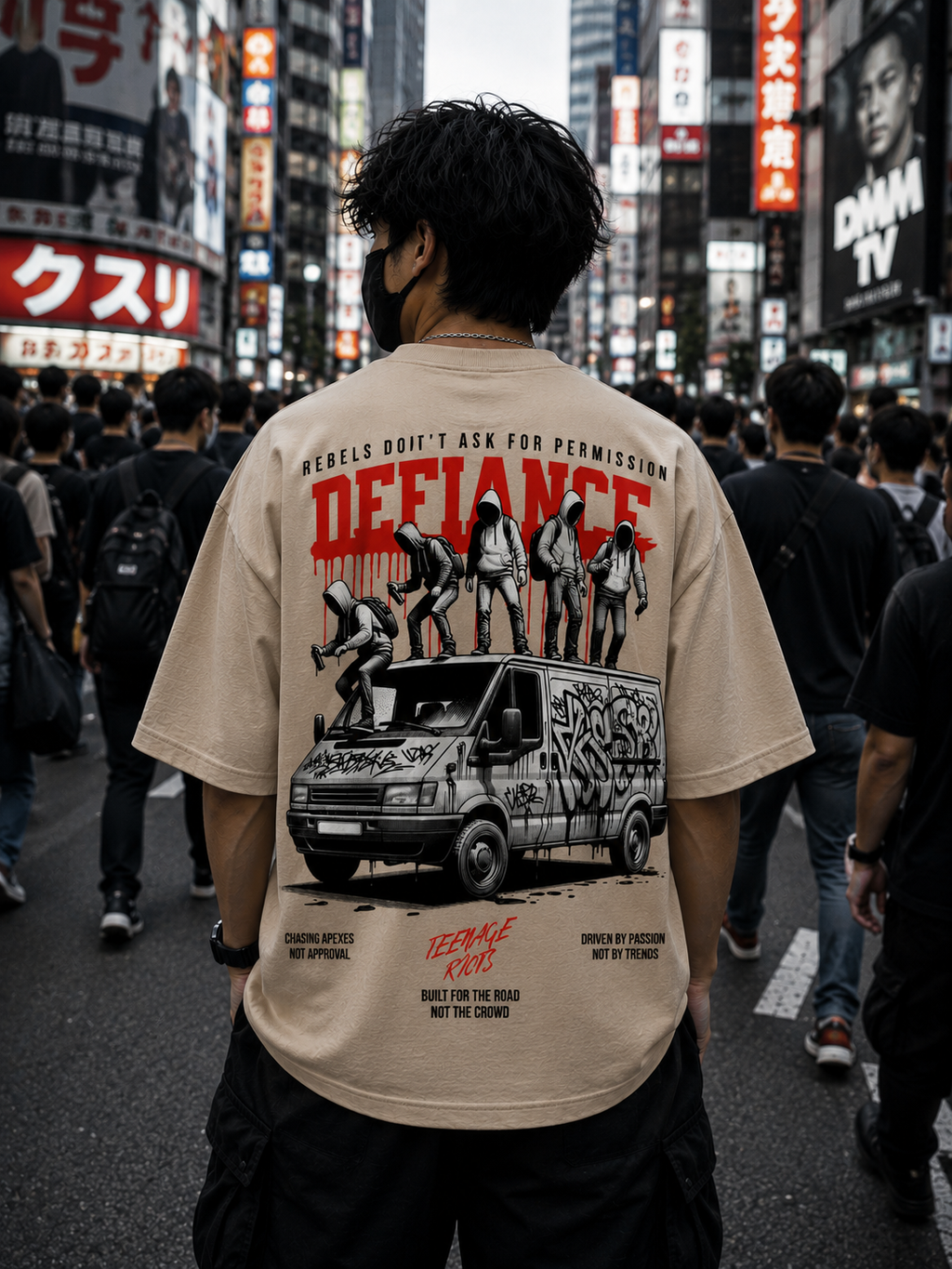 Defiance: Teenage Riots Oversized Tee