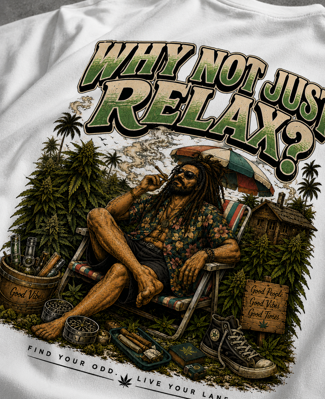Why Not Just Relax? Oversized Tee
