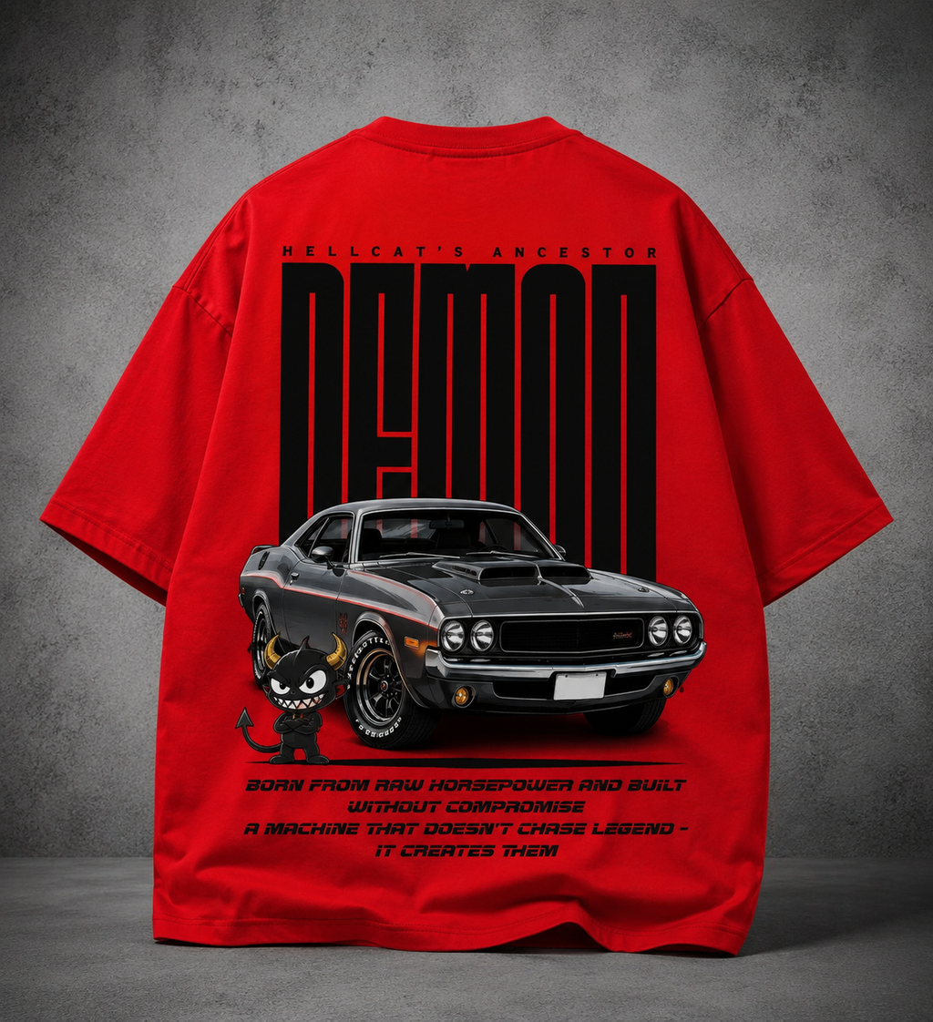Demon: Hellcat's Ancestor Oversized Tee