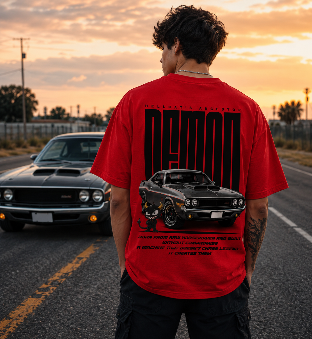 Demon: Hellcat's Ancestor Oversized Tee